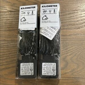 IKEA Black Indoor String Lights 15’5” (set of 2)